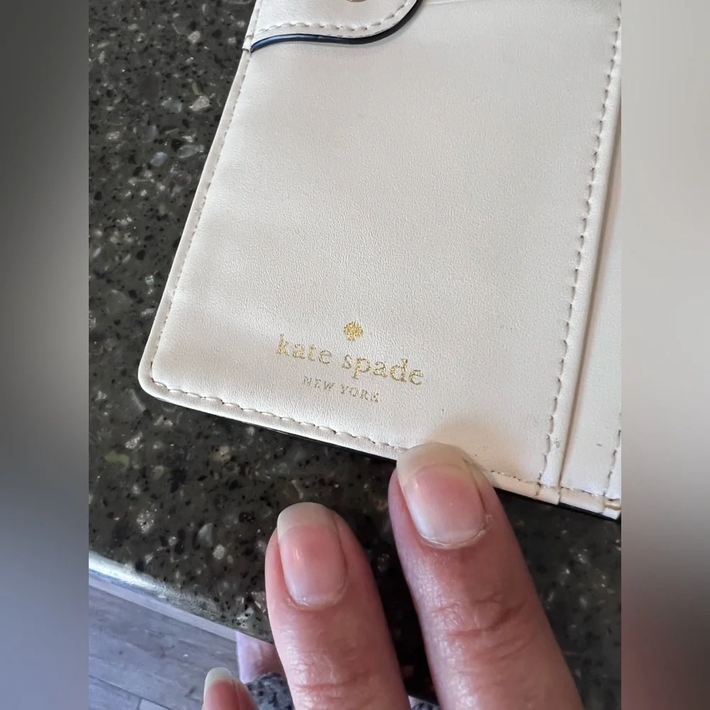 Kate Spade Madison Large Slim Wallet Leather Bifold Wallet in 